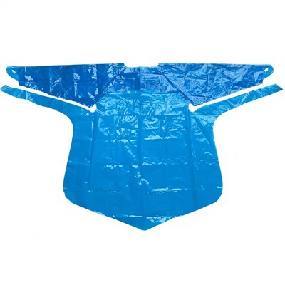 Resuable 4 Mil Vinyl Alternative Gown Thumb Loop Repalcement Robes Robes de protection antimicrobiennes imperméables